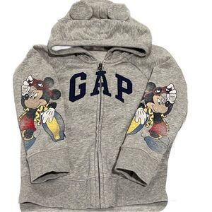 GUC⭐️ Disney by Gap Mickey Mouse Surfer Hoodie Size 5